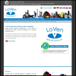 Screen shot of the Loven Special Products website.