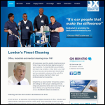 Screen shot of the Qx Services Ltd website.