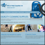 Screen shot of the Wilcox Wash Supplies Ltd website.