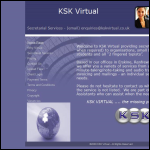 Screen shot of the Ksk Virtual website.