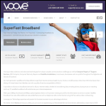 Screen shot of the Voove Ltd website.