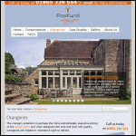 Screen shot of the Frost Conservatories & Garden Buildings Ltd website.