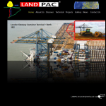 Screen shot of the Landpac Ground Engineering Ltd website.