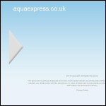 Screen shot of the Aqua Express Ltd (Water Coolers) website.
