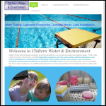 Screen shot of the Chiltern Water Management Ltd website.