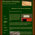 Screen shot of the The Turner's Workshop website.