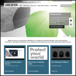 Screen shot of the Dicota Ltd website.