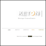 Screen shot of the Keton Ltd website.