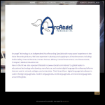 Screen shot of the Arcangel Technology Ltd website.