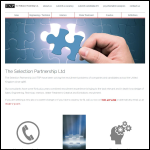 Screen shot of the The Selection Partnership Ltd website.