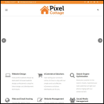 Screen shot of the Pixel Cottage website.