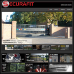 Screen shot of the Securafit Ltd website.