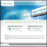 Screen shot of the Elutions Ltd website.