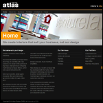 Screen shot of the Atlas Display (Dhb) Ltd website.
