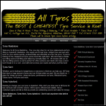 Screen shot of the All Tyres Maidstone website.