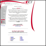 Screen shot of the Ellis Combined Technologies website.