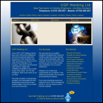 Screen shot of the Cgp Welding Ltd website.