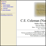 Screen shot of the C.E. Coleman (North Shields) Ltd website.