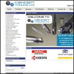 Screen shot of the Concept Tooling Uk Ltd website.