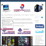 Screen shot of the Computashack website.