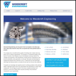 Screen shot of the Woodcroft Engineering Co. Ltd website.