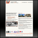 Screen shot of the Lenval Ltd website.