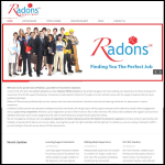 Screen shot of the Radons Education website.