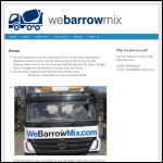 Screen shot of the We Barrow Mix website.