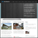 Screen shot of the Mg Architects website.