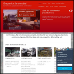 Screen shot of the Chapsmith Services Ltd website.