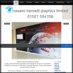 Screen shot of the Rossano Bennett Graphics Ltd website.