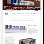 Screen shot of the DT Compressor Services Ltd website.