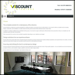 Screen shot of the Viscount Interiors Ltd website.
