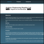 Screen shot of the Aughton Engineering Supplies Ltd website.