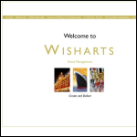 Screen shot of the Wisharts Ltd Event Management website.