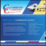 Screen shot of the Combined Carriers website.