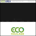 Screen shot of the Eco Haulage - Haulage Exchange website.