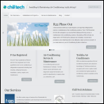 Screen shot of the Chill Tech Solutions Ltd website.