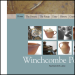 Screen shot of the Winchcombe Pottery Ltd website.