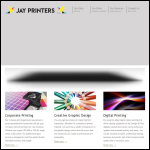 Screen shot of the Jay Printers website.