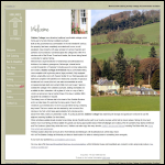 Screen shot of the Kirklands Cottages website.