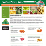 Screen shot of the AgriCoat NatureSeal Ltd website.