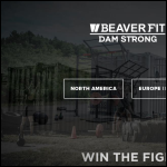 Screen shot of the Beaver Fit website.