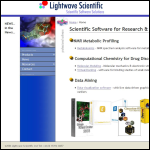 Screen shot of the Lightwave Scientific Ltd website.