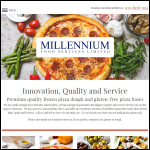 Screen shot of the Millennium Food Services Ltd website.