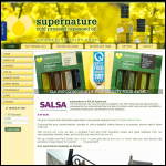Screen shot of the Supernature Oils website.