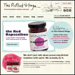 Screen shot of the The Pickled Village website.