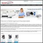 Screen shot of the Dental Hygienics & Decontamination Ltd website.
