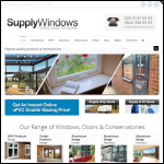 Screen shot of the Supply Windows Ltd website.
