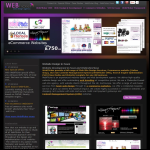 Screen shot of the Webflicker Web Design Agency website.